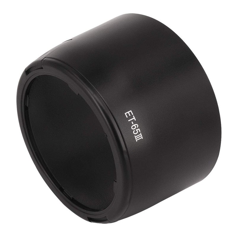 Haoge Bayonet Lens Hood Compatible with Canon EF 85mm f/1.8 USM, EF 100mm f/2.0 USM, EF 135mm f/2.8 Soft Focus, EF 70-210mm f/3.5-4.5 USM, EF 100-300mm f/4.5-5.6 USM Lens Replaces Canon ET-65 III - Image 5